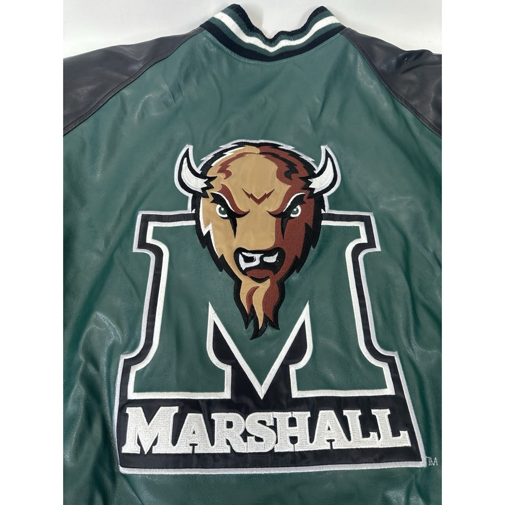 Marshall University Steve & Barrys Bomber Wool Blend Varsity Jacket Mens‎ XL - Picture 7 of 8